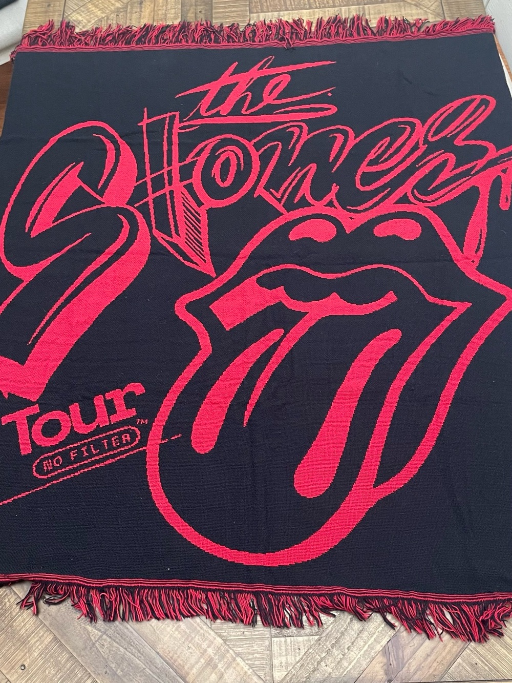 official The Rolling Stones "No Filter" Tour VIP Throw Blanket